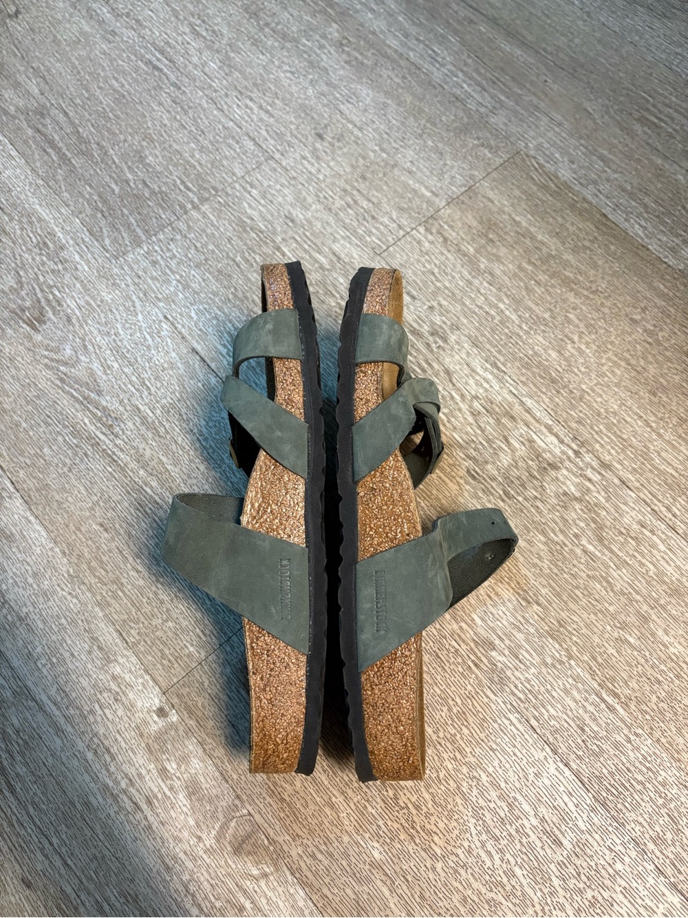 BIRKENSTOCK FRANCA GREEN SANDALS SIZE 10 - Picture 6 of 6